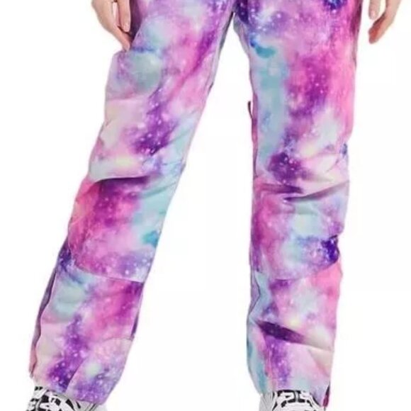 NWT Bluemagic ski snow suit by SNBOCON, size M Tie Dye galaxy - Picture 3 of 11